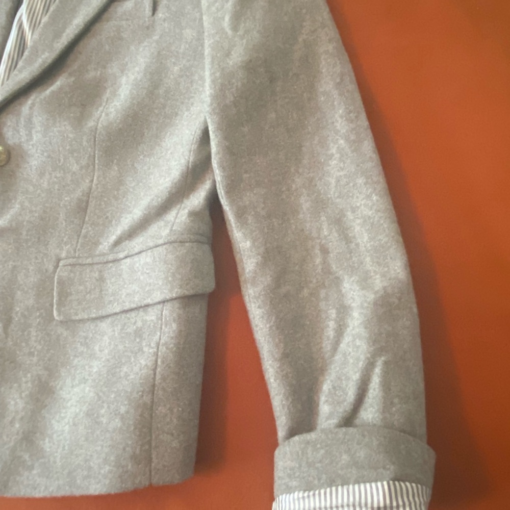 J. Crew Mercantile gray wool blazer